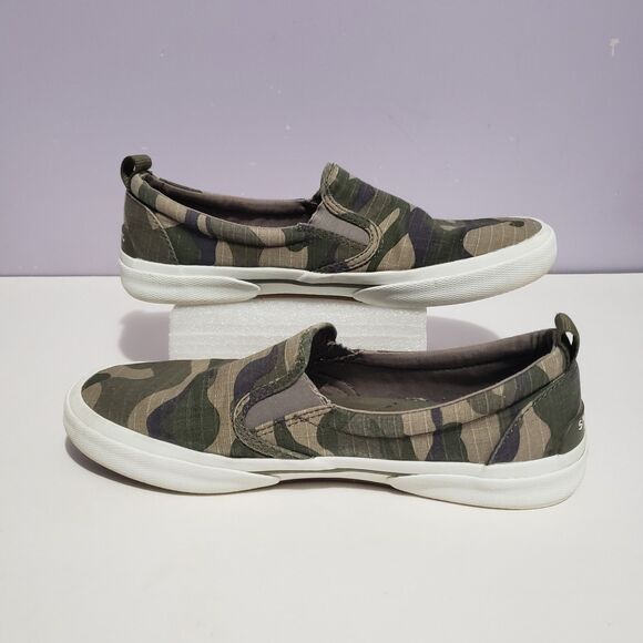 Sperry Camo Slip On Women's Shoes Sz 8.5 - Picture 2 of 7